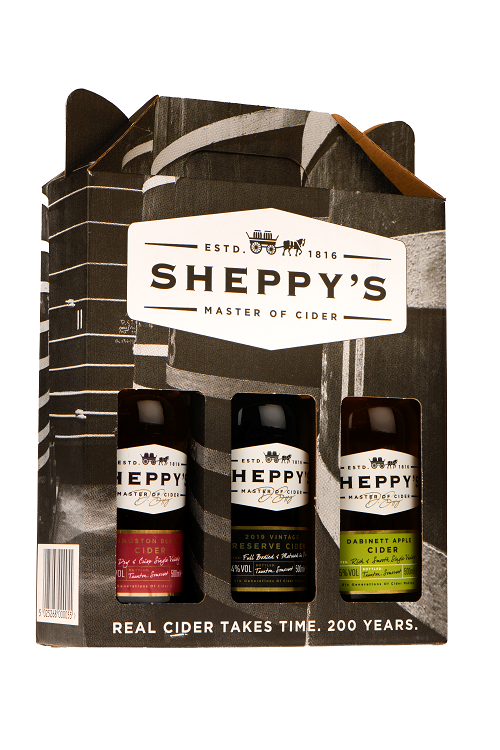 SHEPPYS 3 BOTTLE GIFT PACK X 6