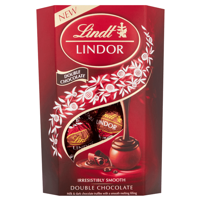 LINDOR DOUBLE CHOC CORNET 200g x 8