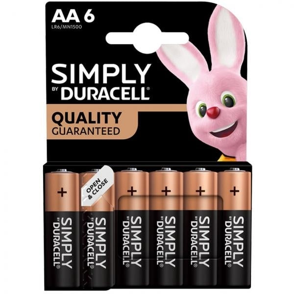 DURACELL SIMPLY * AA * 6s x 10