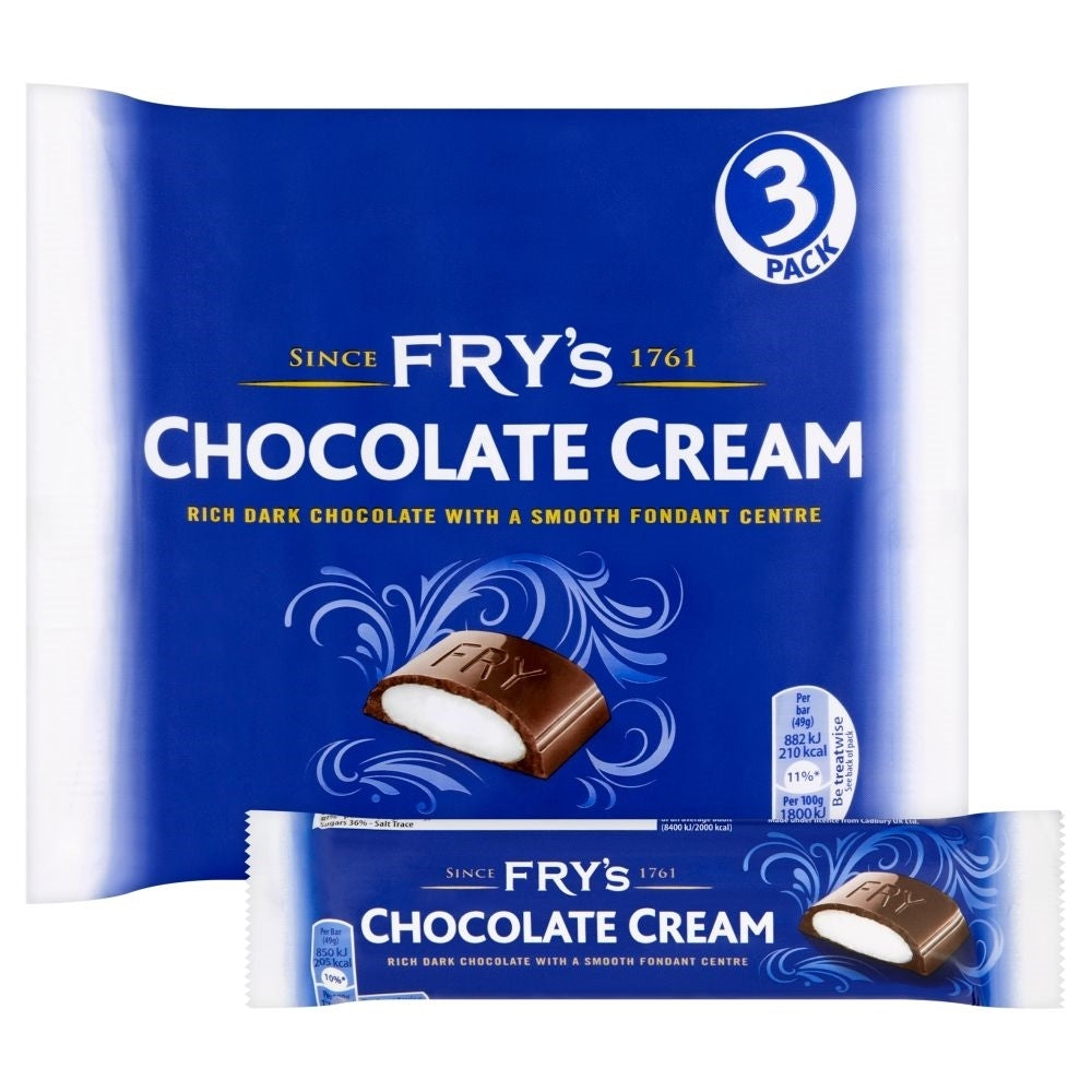 FRYS CHOCOLATE CREAM **3PK**  x16