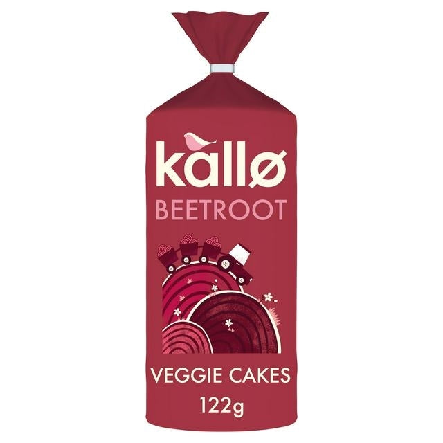 KALLO BEETROOT & BALSAMIC VEGGIE CAKE 122g  x 6