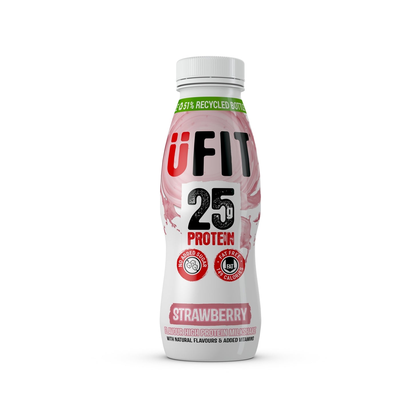 UFIT PROTEIN SHAKE STRAWBERRY 330ml x 10