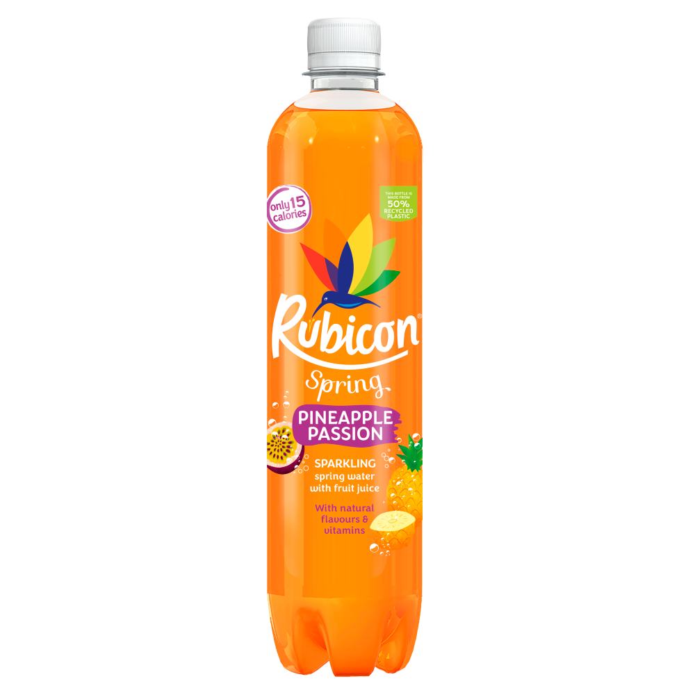 RUBICON SPRING PINEAPPLE & PASSION 500ML X 12