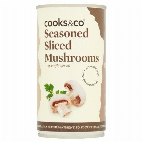 COOKS & CO MUSHROOM SLICES 345g x 12