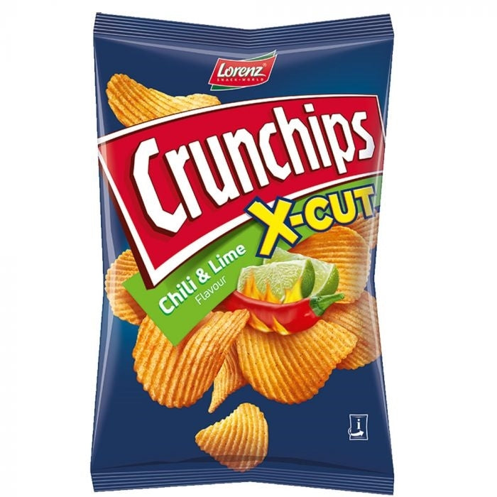 CRUNCHIPS CHILLI & LIME 75g x 12