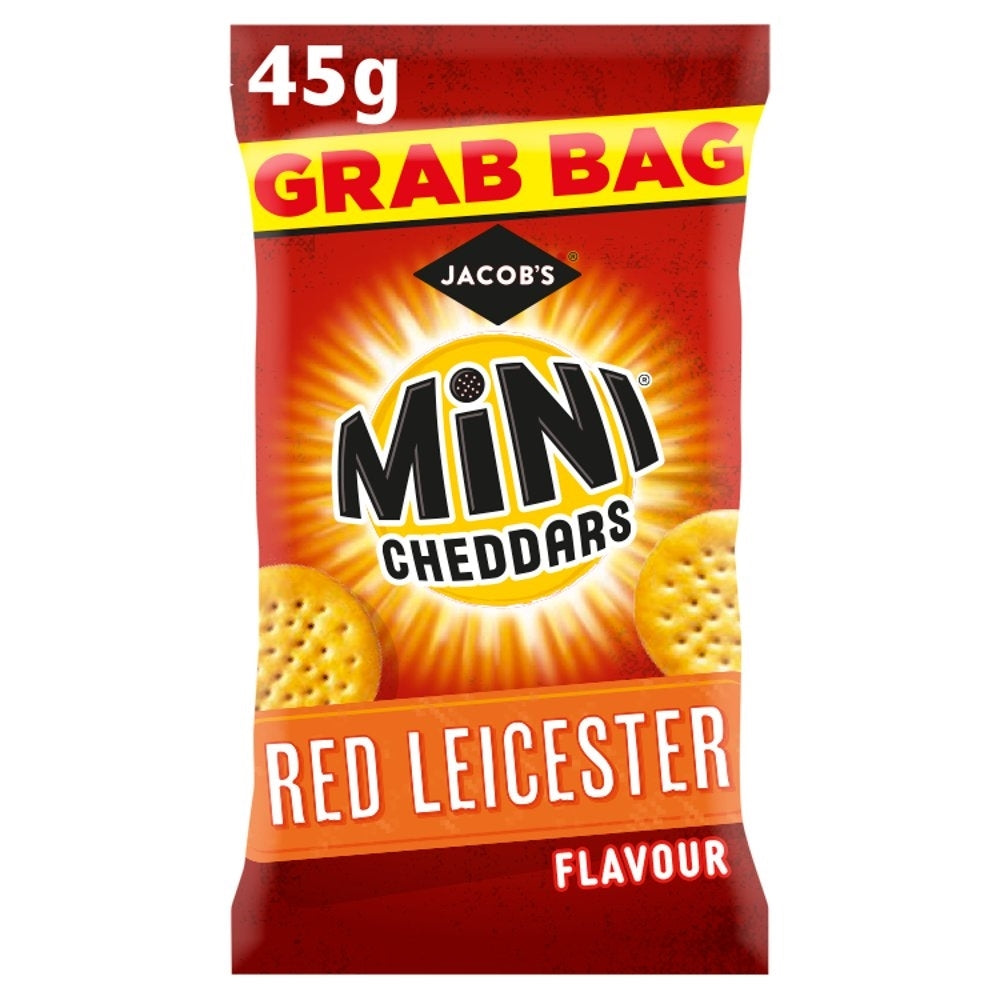 MINI CHEDDARS RED LEICESTER GRAB BAG 45g x 30