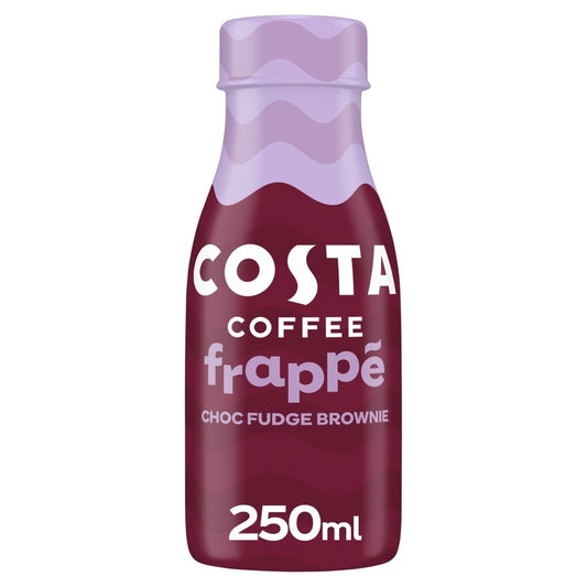 COSTA FRAPPE CHOC FUDGE BROWNIE 250ml x 12