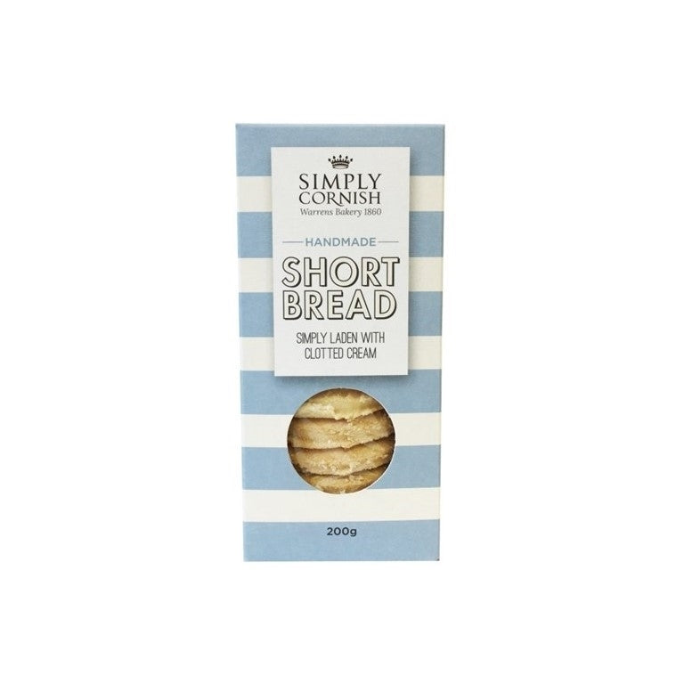 SIMPLY CORNISH CLOTTED CREAM SHORTBREAD 200G x 12 – Coast & Moor Coffee ...