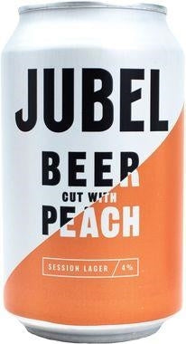 JUBEL BEER CUT WITH PEACH CAN 330ml x 12