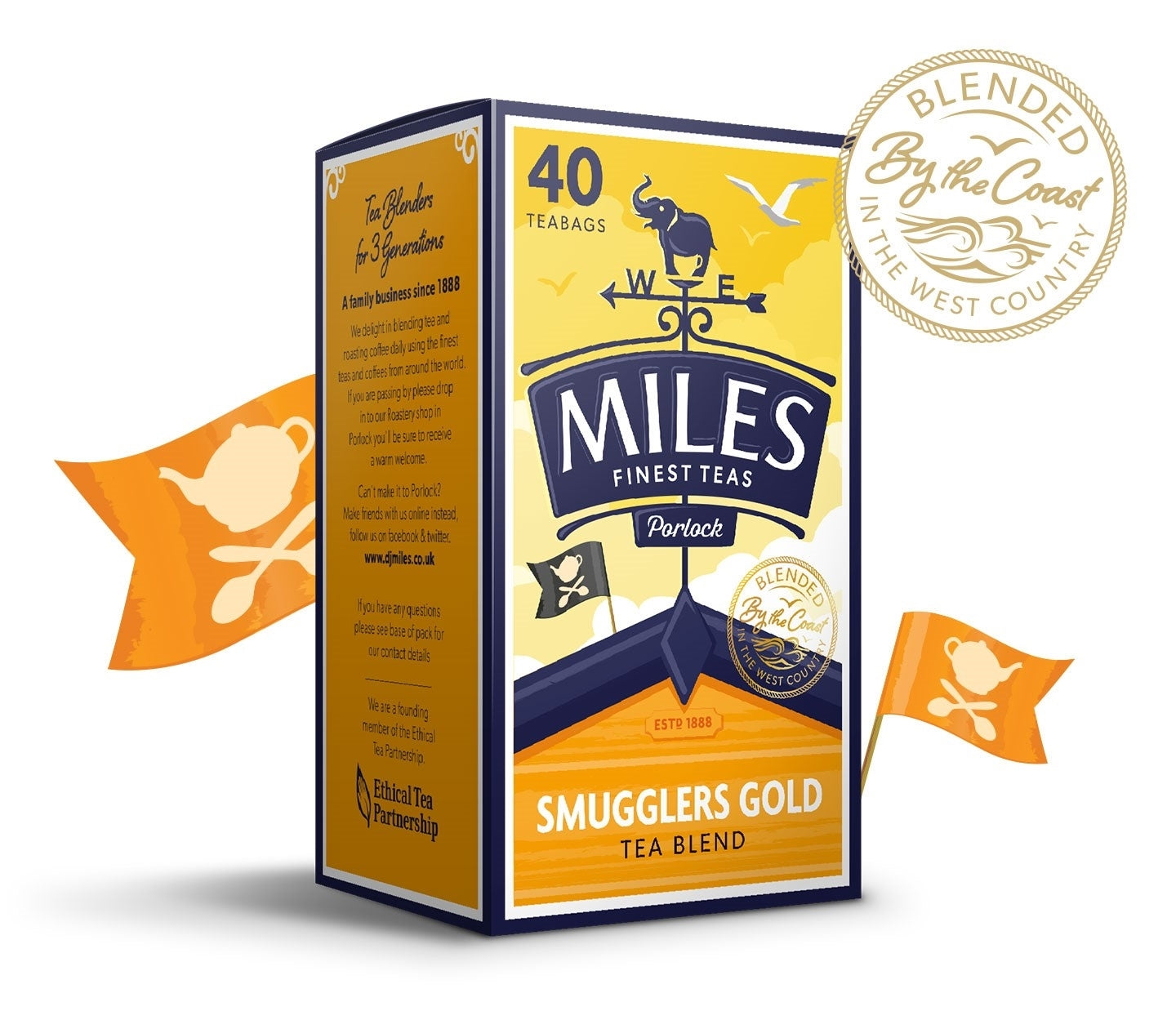MILES SMUGGLERS TEABAGS 40s x 6