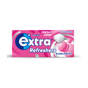 EXTRA REFRESHERS BUBBLEMINT 7 PIECE X 16