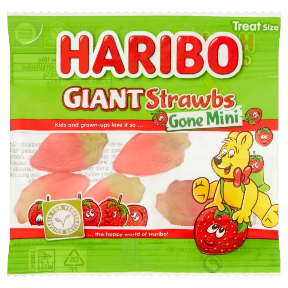 HARIBO STRAWBERRIES **15P** x100