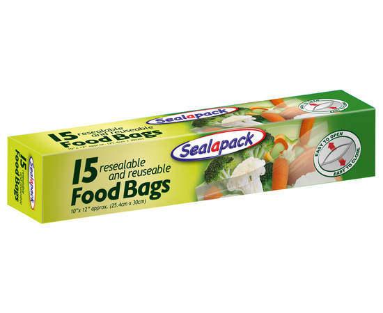 SEALAPACK FOOD BAGS 15S X 12