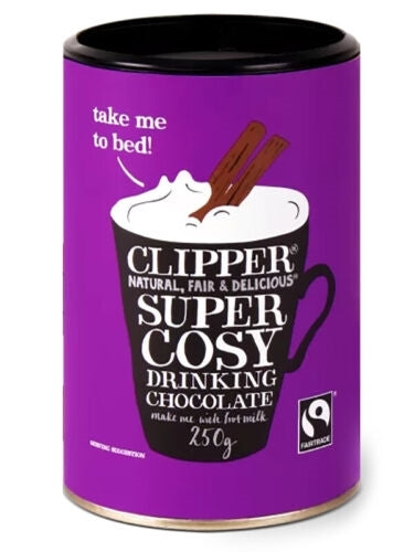 CLIPPER FAIRTRADE DRINKING CHOCOLATE 250g x 6
