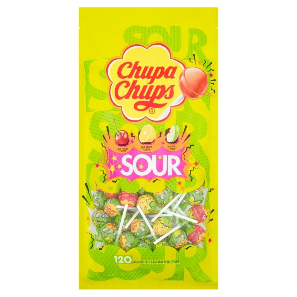 CHUPA SOUR REFILL BAG 100+20 FREE X 25P