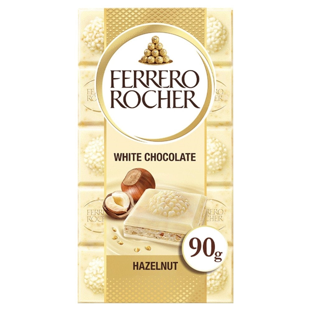 FERRERO ROCHER WHITE TABLET 90g x 8