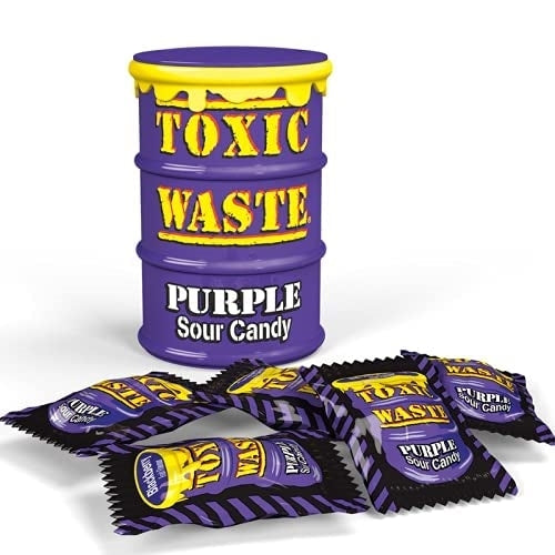 TOXIC WASTE SOUR CANDY PURPLE DRUM 42g x 12