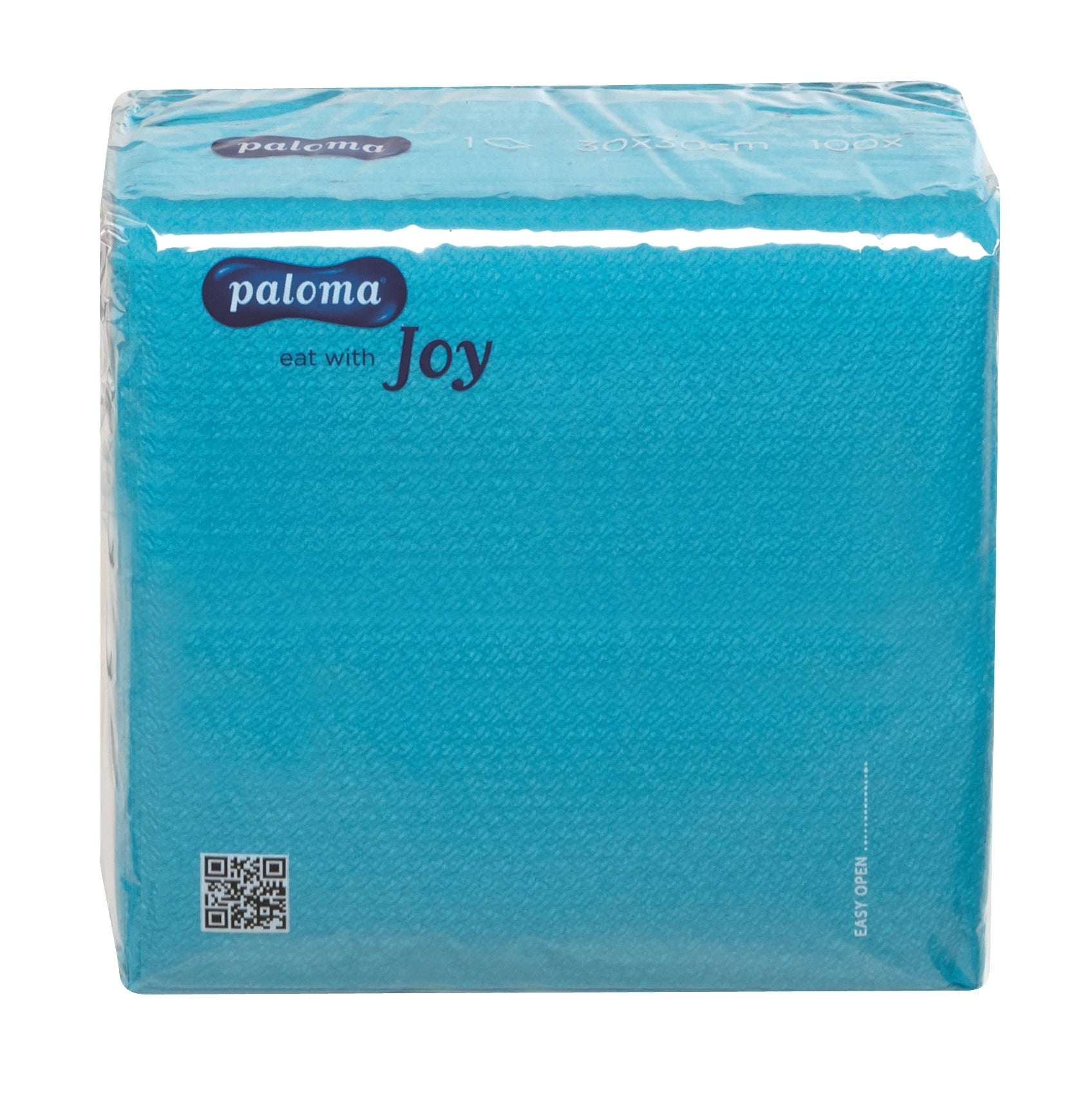 NAPKINS DARK TURQUOISE (BLUE) I PLY 30cm x100's