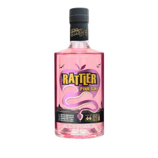 HEALEYS CORNISH RATTLER PINK GIN 70CL X 6