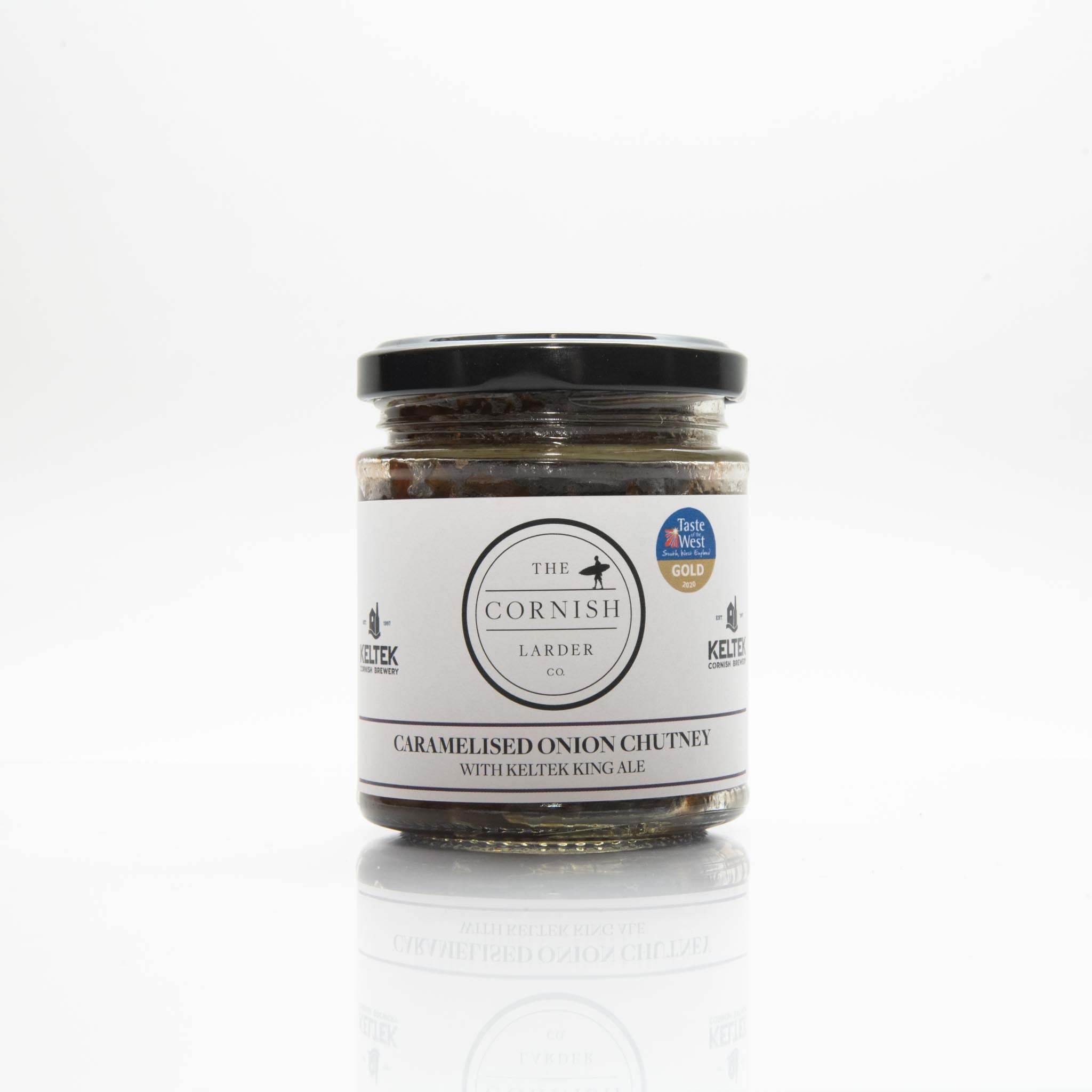 CORNISH LARDER ONION CHUTNEY & KELTEK ALE 220g x 6