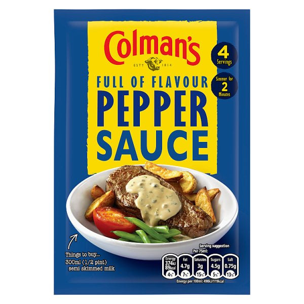 COLMANS PEPPER SAUCE 40G X 10