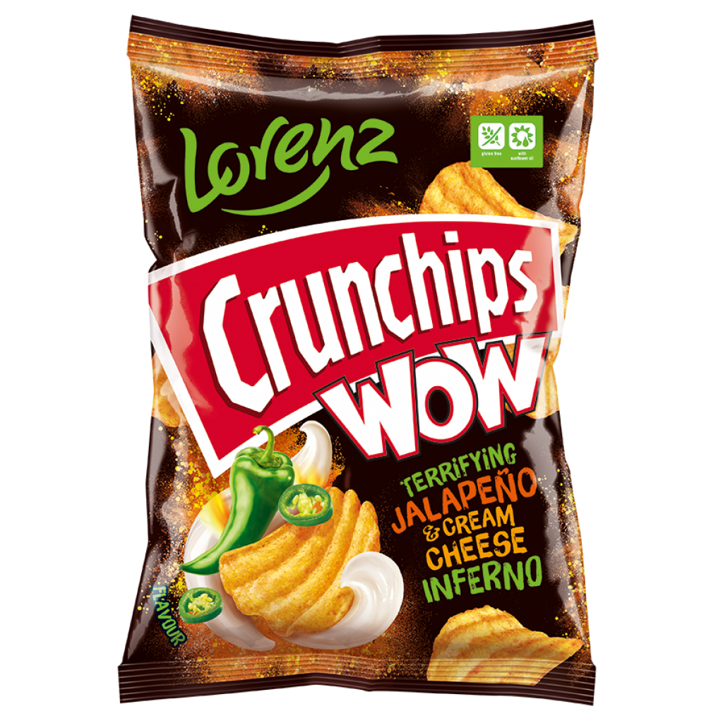 CRUNCHIPS JALEPENO & CREAM CHEESE 80g x 12