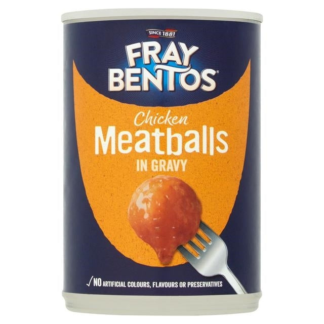 FRAY BENTOS CHICKEN MEATBALLS IN GRAVY 380G X 12