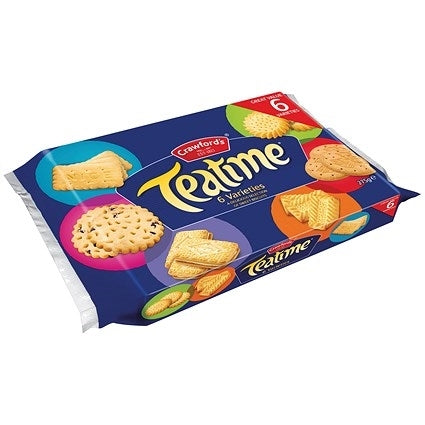 CRAWFORDS TEATIME ASSORTED 275G X 10