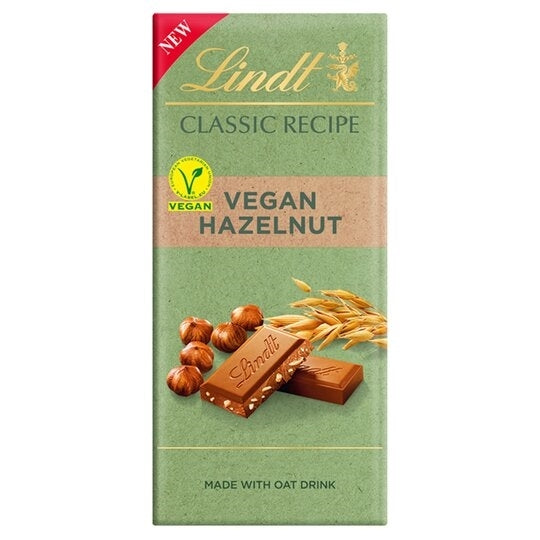 LINDT CLASSIC VEGAN HAZELNUT 100g x 20