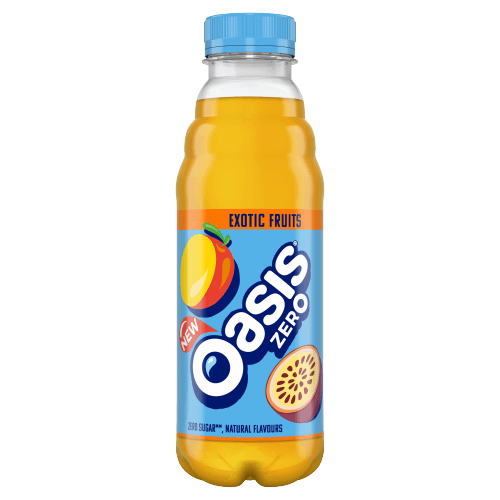 OASIS ZERO EXOTIC FRUIT 500ML X 12