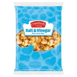 CRAWFORDS SAVOURIES SALT & VINEGAR 200g x 8