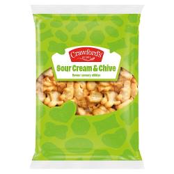 CRAWFORDS SAVOURIES SOUR CREAM & CHIVE 200g x 8