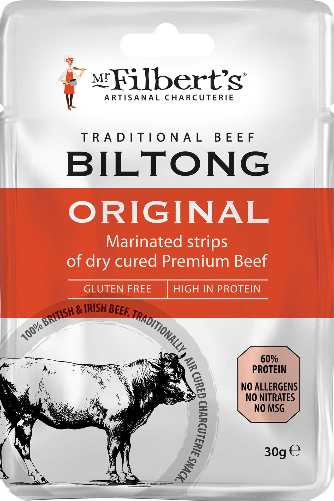 FILBERTS ORIGINAL BILTONG 30g x 20