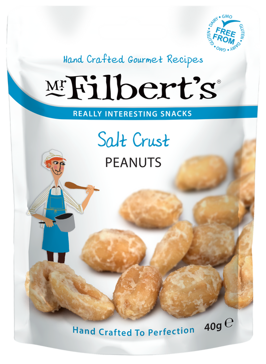 FILBERTS SALT CRUST PEANUTS 40g x 20