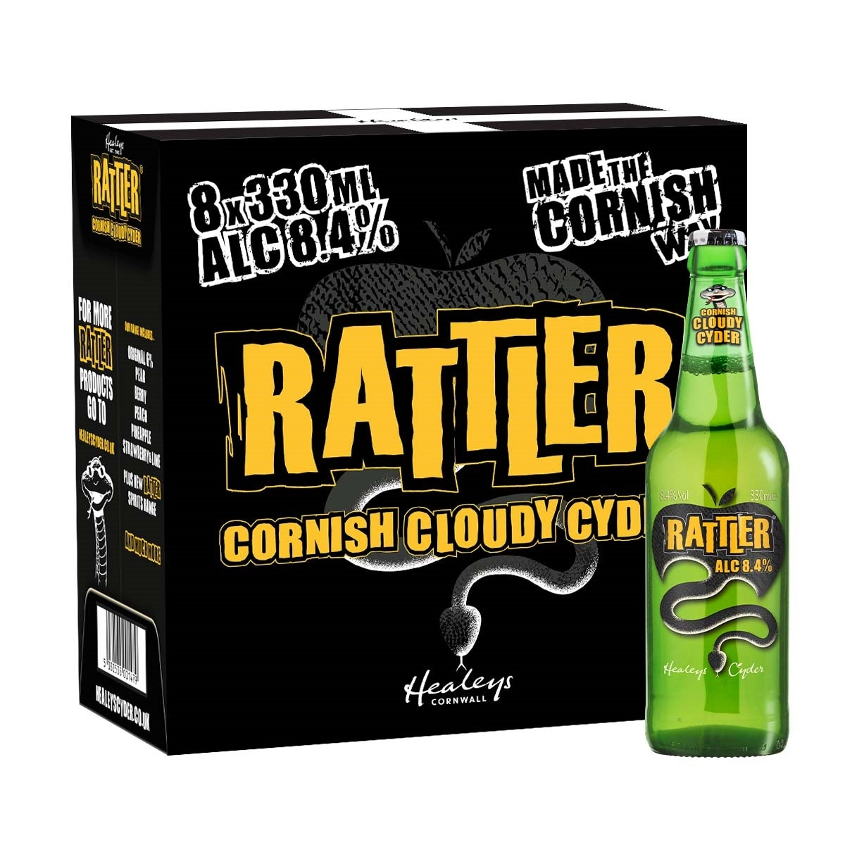 HEALEYS RATTLER 8.4% 330ML 8PK X 1