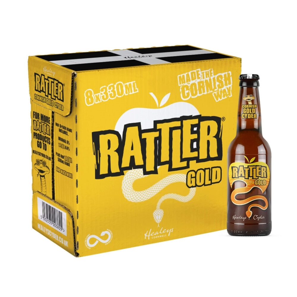 HEALEYS RATTLER GOLD 330ML X 8PK X 1