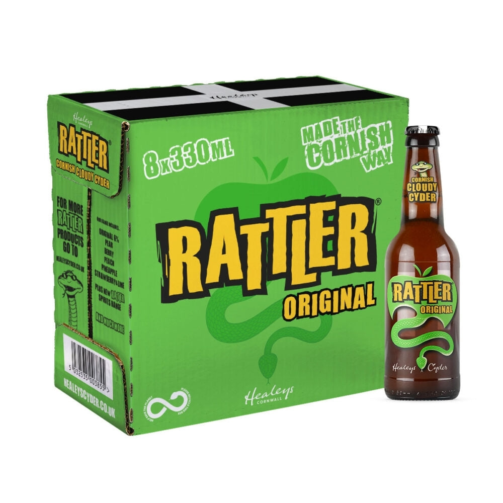 Ratler Condiments HEALEYS RATTLER ORIGINAL 5.5% 330ML x 8PK X 1 – Coast & Moor Coffee ...