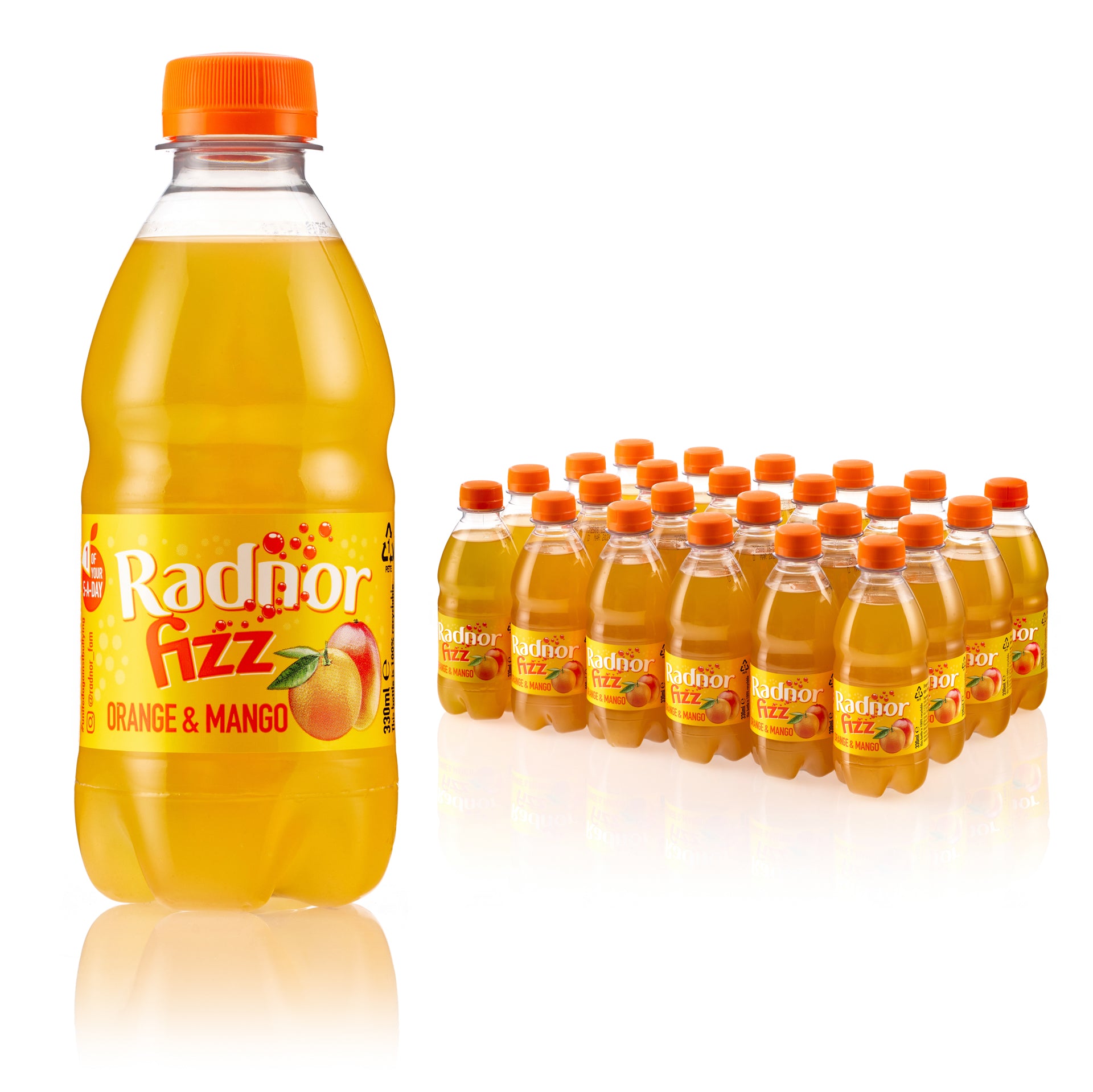 RADNOR FIZZ ORANGE & MANGO 330ml x 24