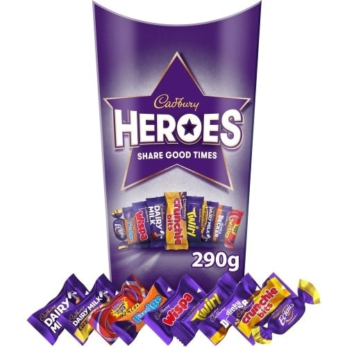 CADBURY HEROES CARTON 290g x 6