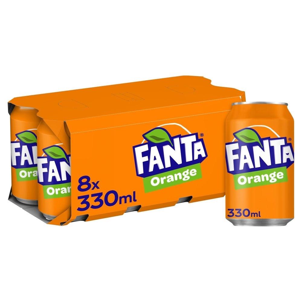 FANTA ORANGE 330ml 8PK x 3