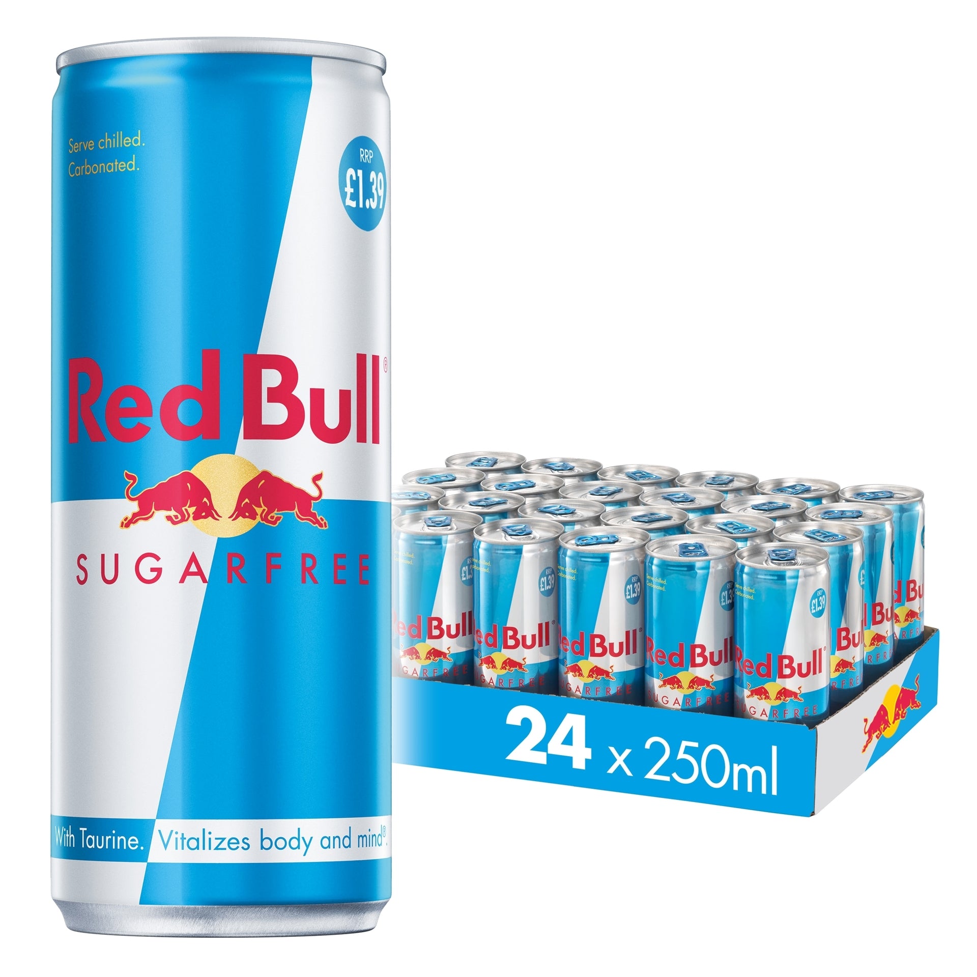 RED BULL **SUGARFREE** *250ML* CANS x 24