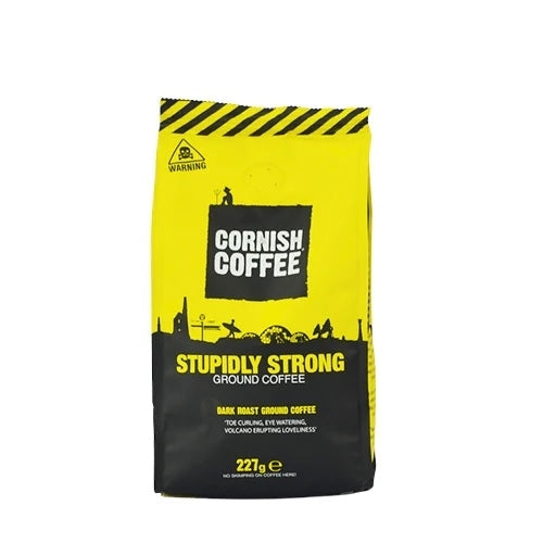 CORNISH COFFEE STUPIDLY STRONG GR. COFFEE 227G X6
