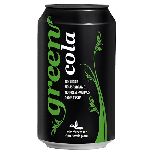 GREEN COLA CANS  330ML X 24