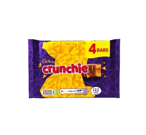 CRUNCHIE 4 PACK 104g x 10