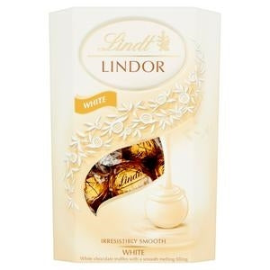 LINDOR WHITE CORNET 200g x 8