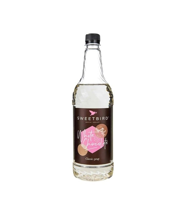 SWEETBIRD SYRUP WHITE CHOCOLATE 1 LTR