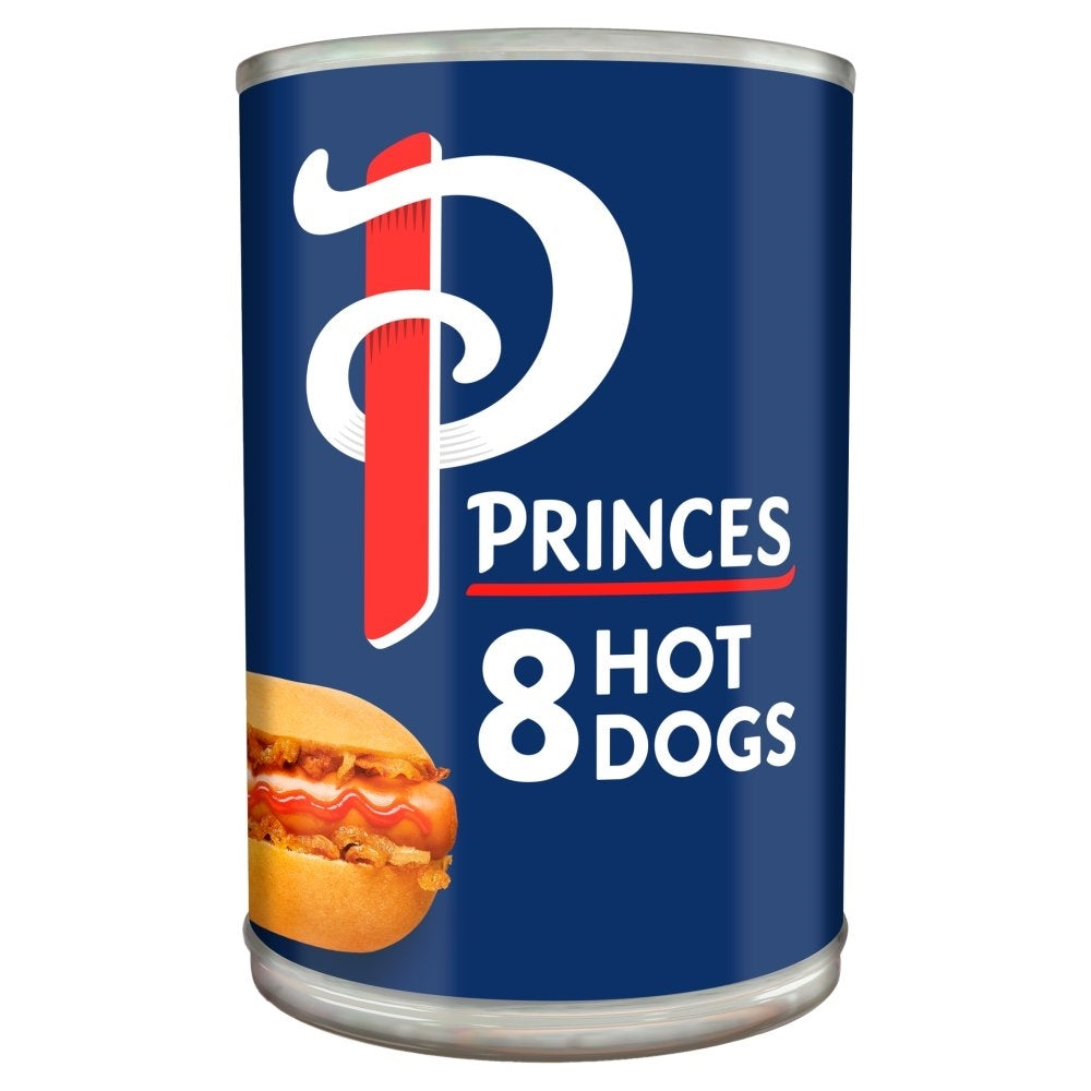 PRINCES HOT DOGS 8's 400g x 12