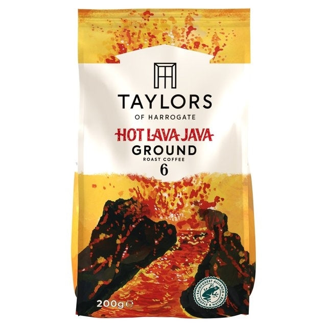 TAYLORS HOT LAVA JAVA COFFEE 200G X 6