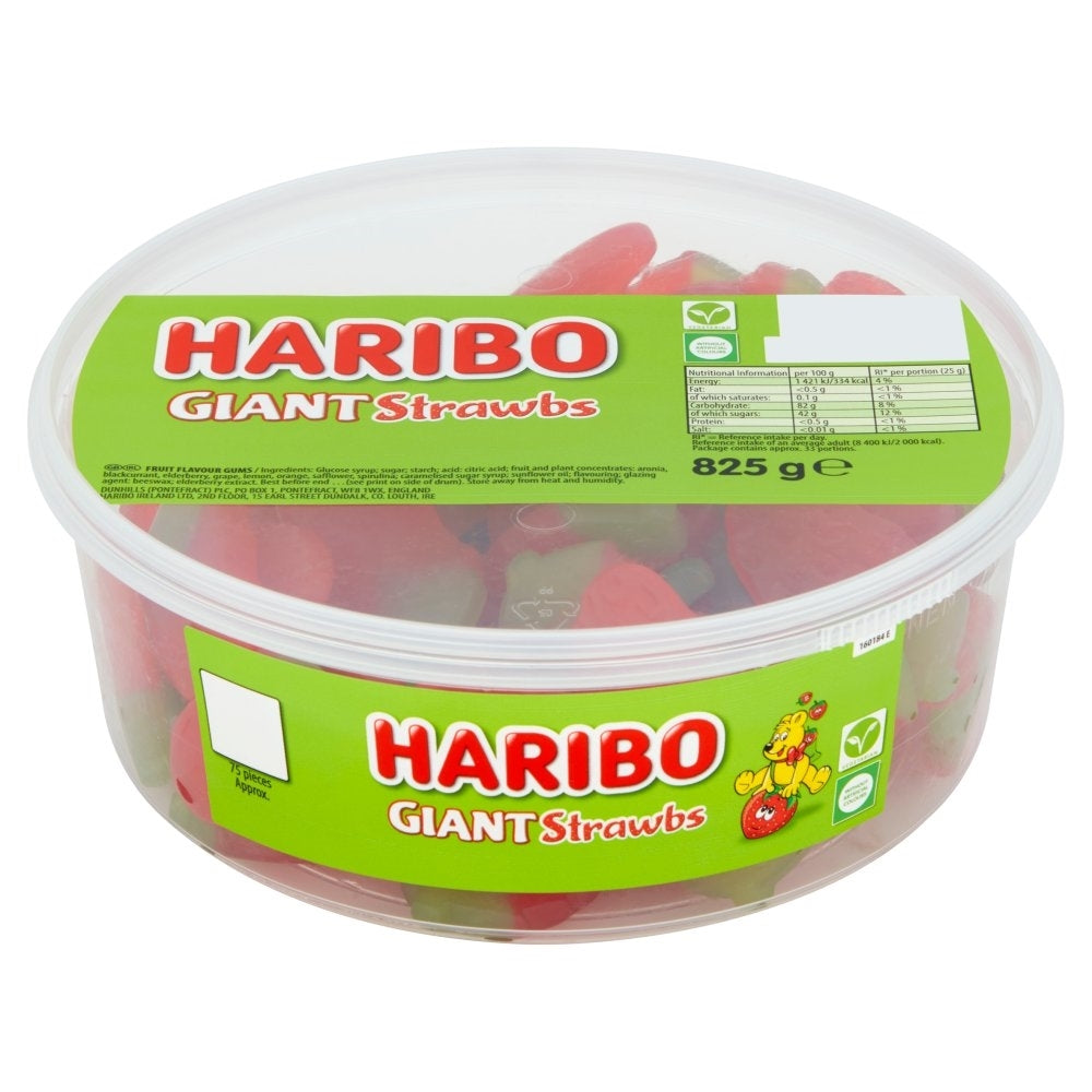 HARIBO GIANT STRAWBERRIES 75 x 8p