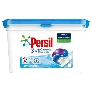 PERSIL CAPSULES NON BIO 15W X 4